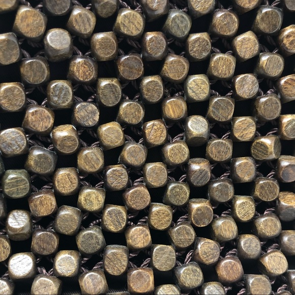 The Sak Wood Beaded Hobo Bag Boho Chic Earthy - Picture 5 of 8